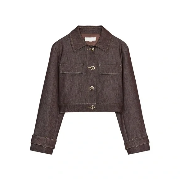 34. 19”PTP Zara Coat + Contrast Stitching - Picture 1 of 1